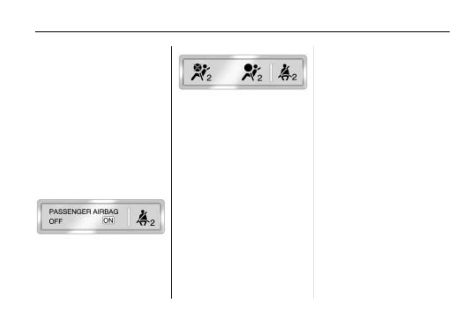 Passenger sensing system, Passenger sensing, System -55 | Saturn 2009 OUTLOOK User Manual | Page 59 / 432