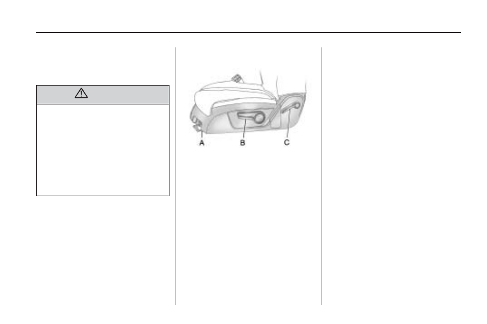 Front seats, Manual seats, Seat height adjuster | Manual seats -3 seat height adjuster -3 | Saturn 2009 OUTLOOK User Manual | Page 7 / 432