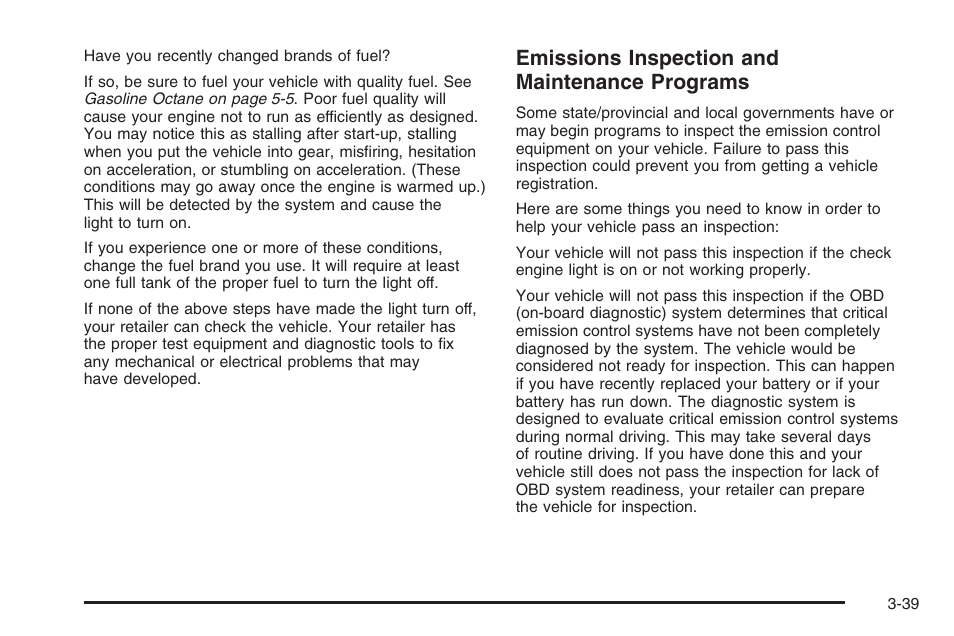 Emissions inspection and maintenance programs | Saturn 2006 Vue User Manual | Page 159 / 412