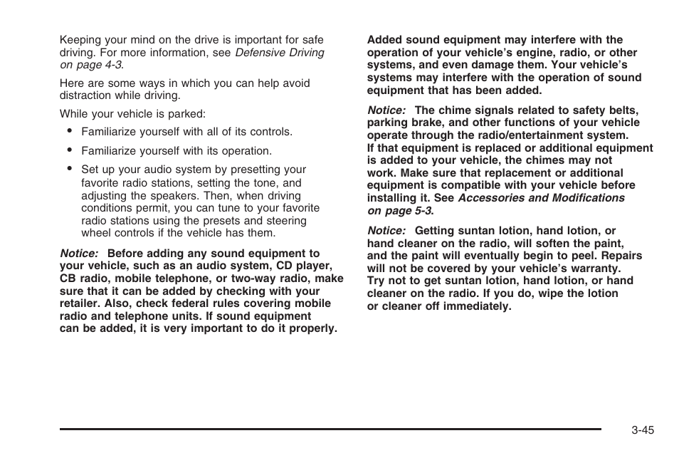 Saturn 2006 Vue User Manual | Page 165 / 412