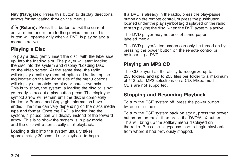 Saturn 2006 Vue User Manual | Page 194 / 412