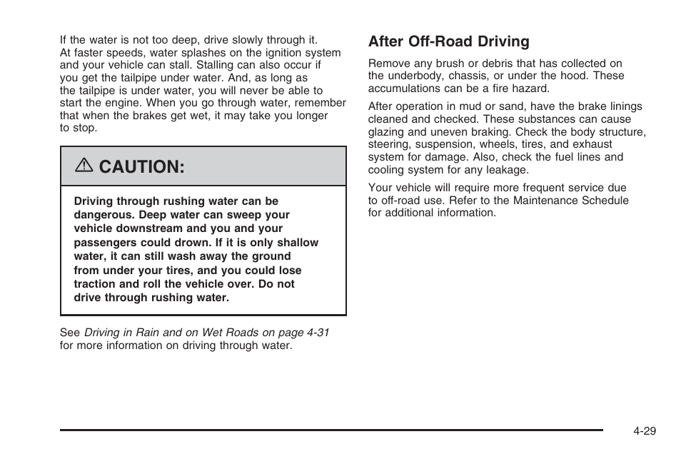 Caution | Saturn 2006 Vue User Manual | Page 231 / 412