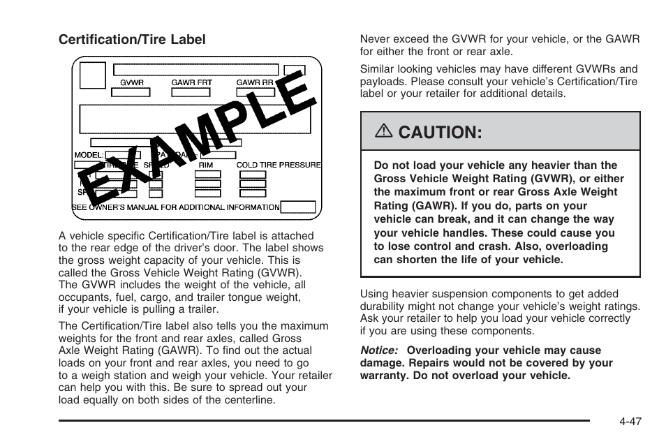 Caution | Saturn 2006 Vue User Manual | Page 249 / 412