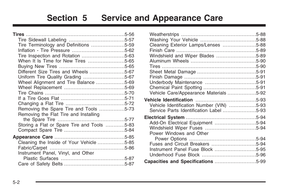 Saturn 2006 Vue User Manual | Page 266 / 412