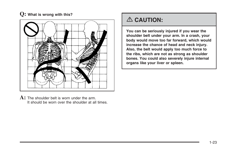 Caution | Saturn 2006 Vue User Manual | Page 29 / 412