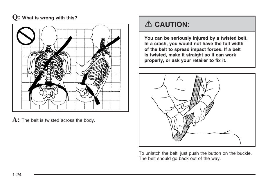 Caution | Saturn 2006 Vue User Manual | Page 30 / 412