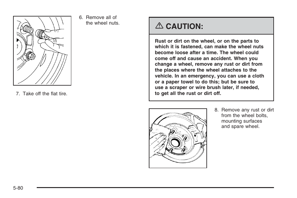 Caution | Saturn 2006 Vue User Manual | Page 344 / 412