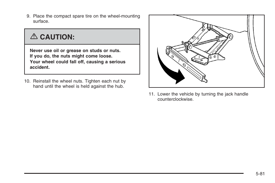 Caution | Saturn 2006 Vue User Manual | Page 345 / 412