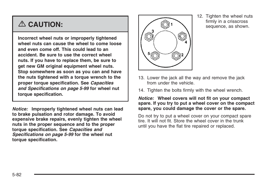 Caution | Saturn 2006 Vue User Manual | Page 346 / 412