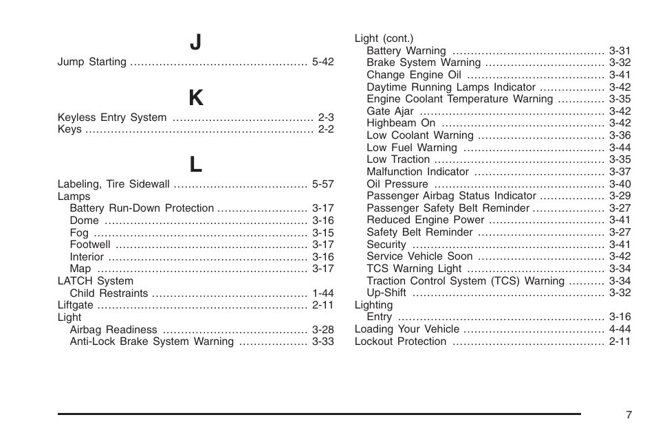 Saturn 2006 Vue User Manual | Page 405 / 412