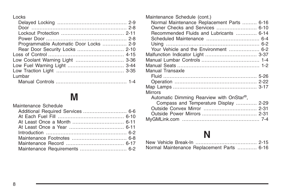 Saturn 2006 Vue User Manual | Page 406 / 412