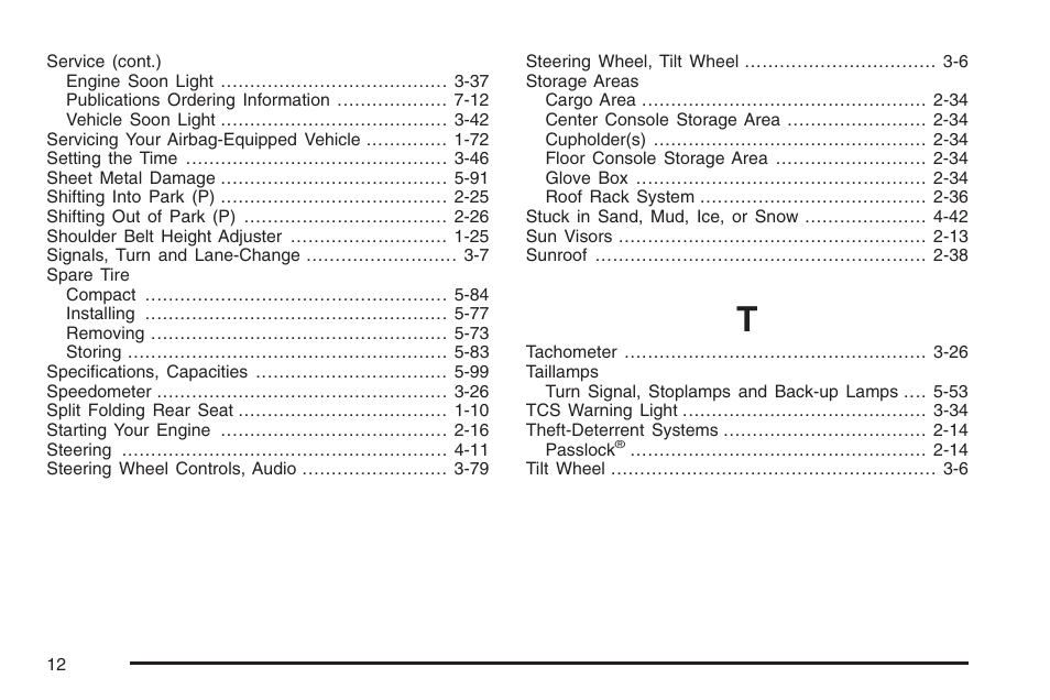 Saturn 2006 Vue User Manual | Page 410 / 412