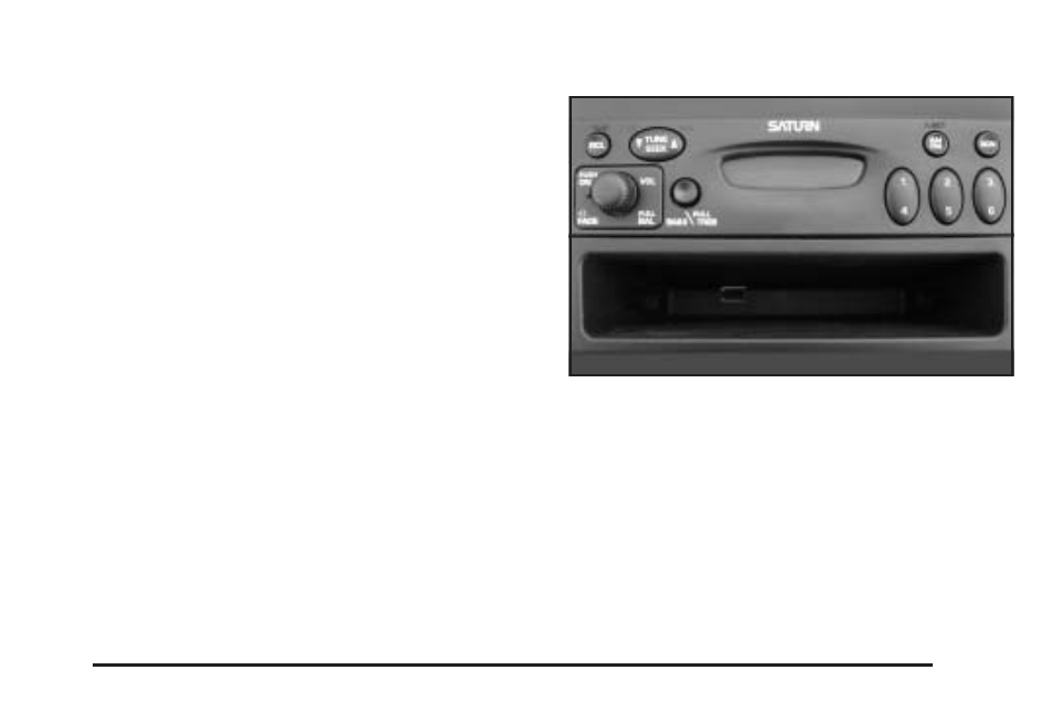 Am-fm radio, Setting the time for radios without, Radio data systems (rds) -43 | Setting the time for radios with, Am-fm radio -43 | Saturn 2004 Vue User Manual | Page 147 / 392