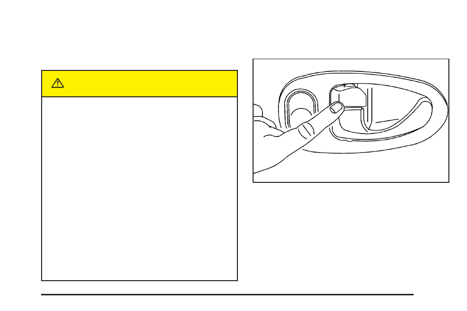 Doors and locks, Door locks, Doors and locks -7 | Door locks -7, Caution | Saturn 2004 Vue User Manual | Page 73 / 392