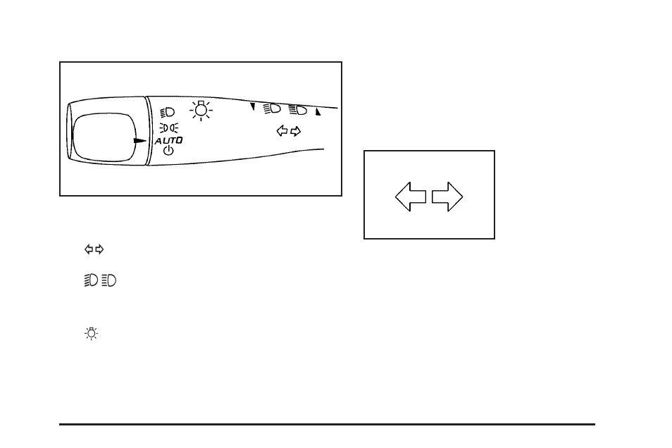 Turn signal/multifunction lever, Turn and lane-change signals, Turn | Signal/multifunction lever | Saturn 2008 Aura User Manual | Page 135 / 406