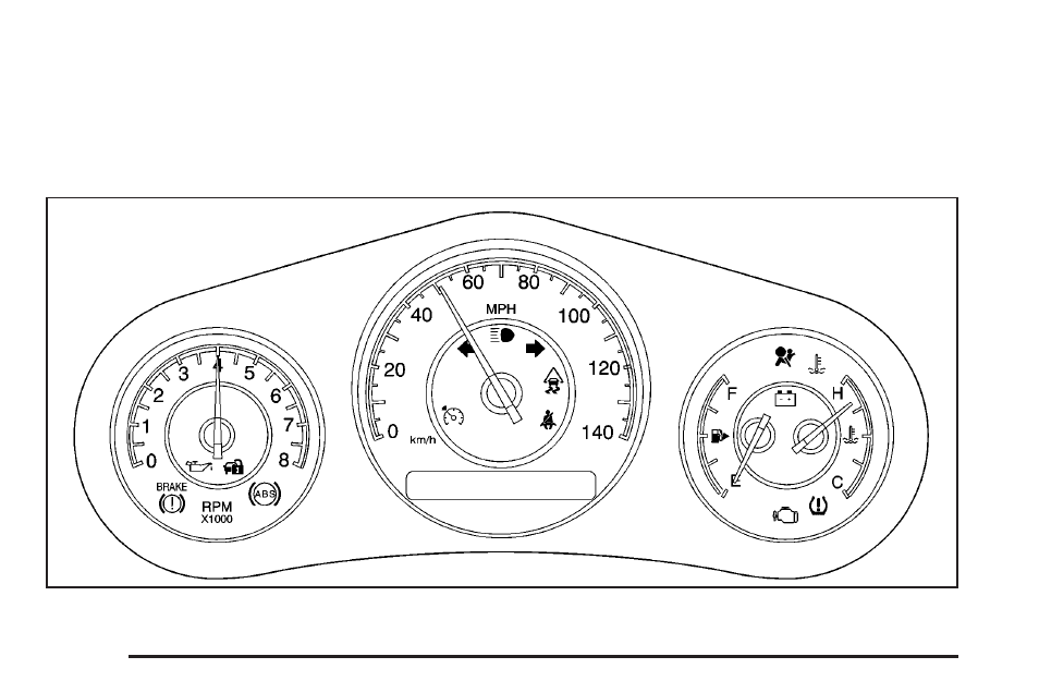 Instrument panel cluster, Instrument panel cluster -30, Instrument panel | Cluster | Saturn 2008 Aura User Manual | Page 158 / 406