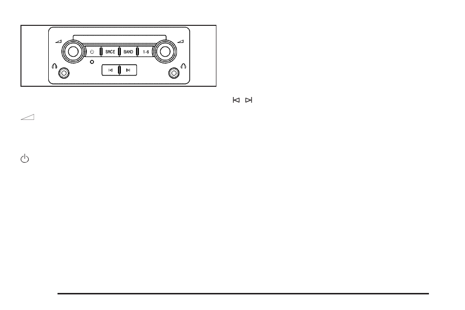 Rear seat audio controls | Saturn 2008 Aura User Manual | Page 204 / 406