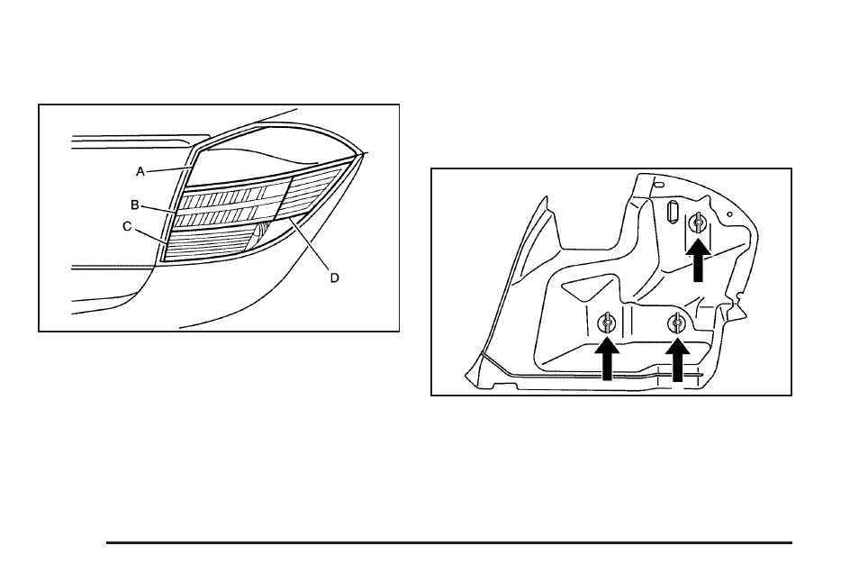 Taillamps, turn signal, sidemarker, Stoplamps and back-up lamps -48 | Saturn 2008 Aura User Manual | Page 296 / 406
