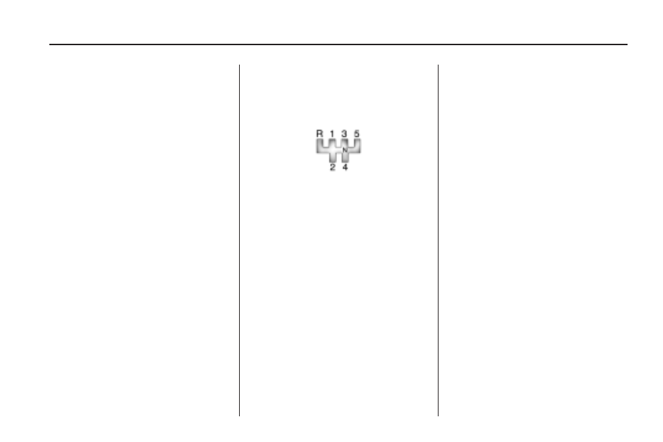 Manual transmission operation, Manual transmission, Operation | Saturn 2008 Astra User Manual | Page 161 / 304