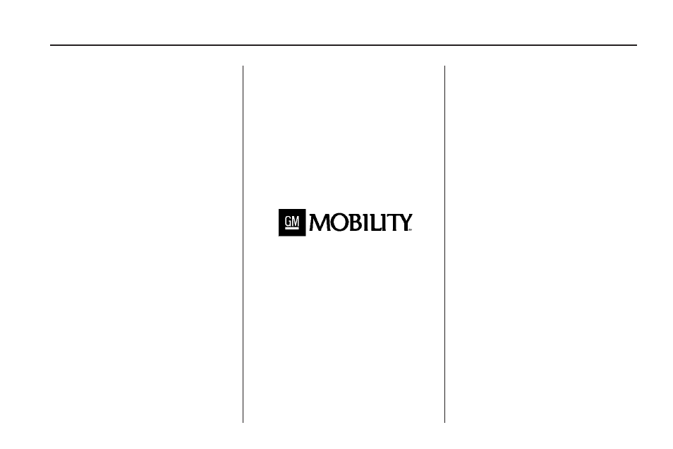 Customer assistance offices, Gm mobility reimbursement program, Roadside assistance program | Customer assistance, Offices, Gm mobility, Reimbursement program, Roadside assistance, Program | Saturn 2008 Astra User Manual | Page 281 / 304