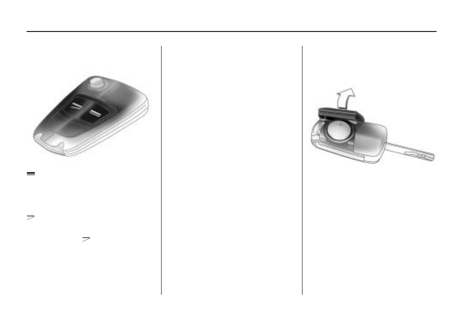 Remote keyless entry (rke) system operation, Remote keyless, Entry (rke) system operation | 4 keys, doors and windows | Saturn 2008 Astra User Manual | Page 64 / 304
