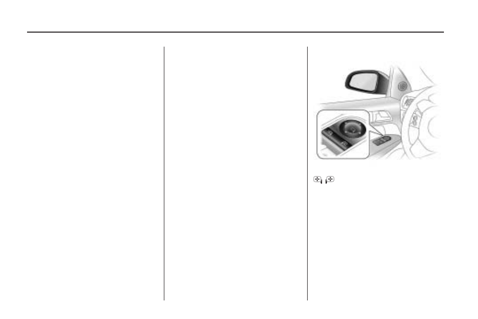 Mirrors, Manual rearview mirror, Outside mirror(s) | Outside power mirror(s), Outside power mirror(s) h i, 12 keys, doors and windows | Saturn 2008 Astra User Manual | Page 72 / 304