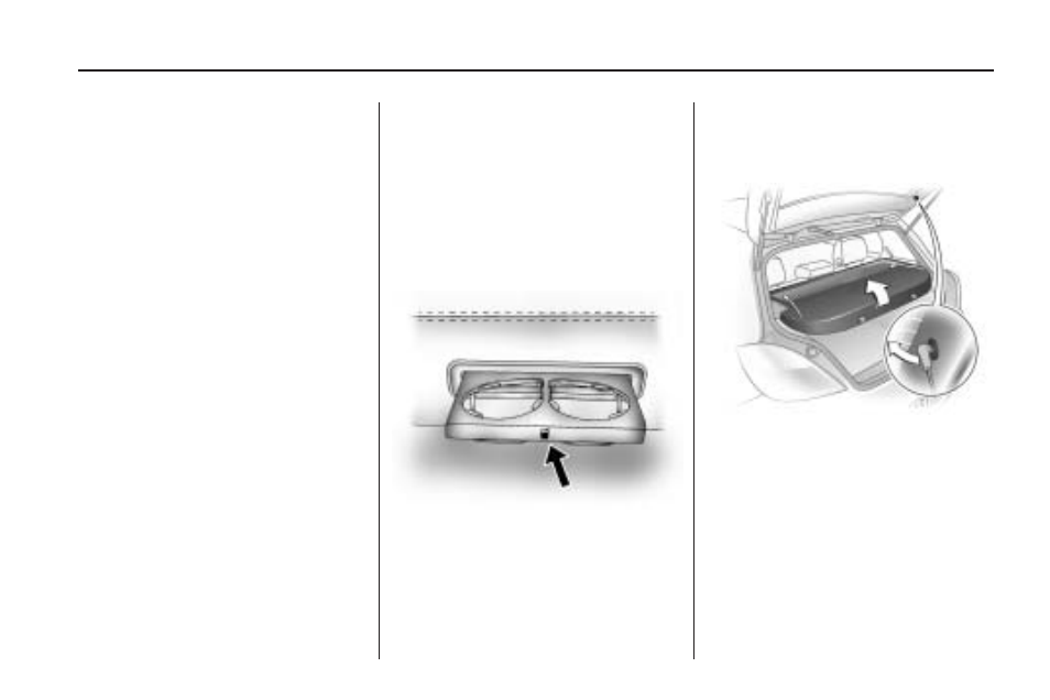 Storage, Glove box, Cupholders | Cargo cover, Cargo tie downs | Saturn 2008 Astra User Manual | Page 75 / 304
