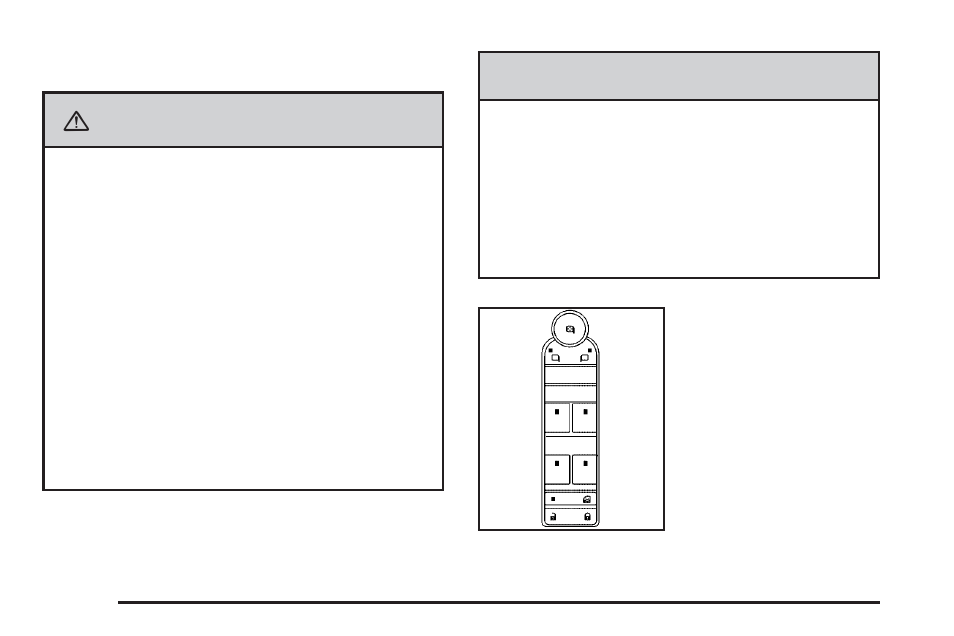 Power windows, Caution | Saturn 2007 Outlook User Manual | Page 116 / 538