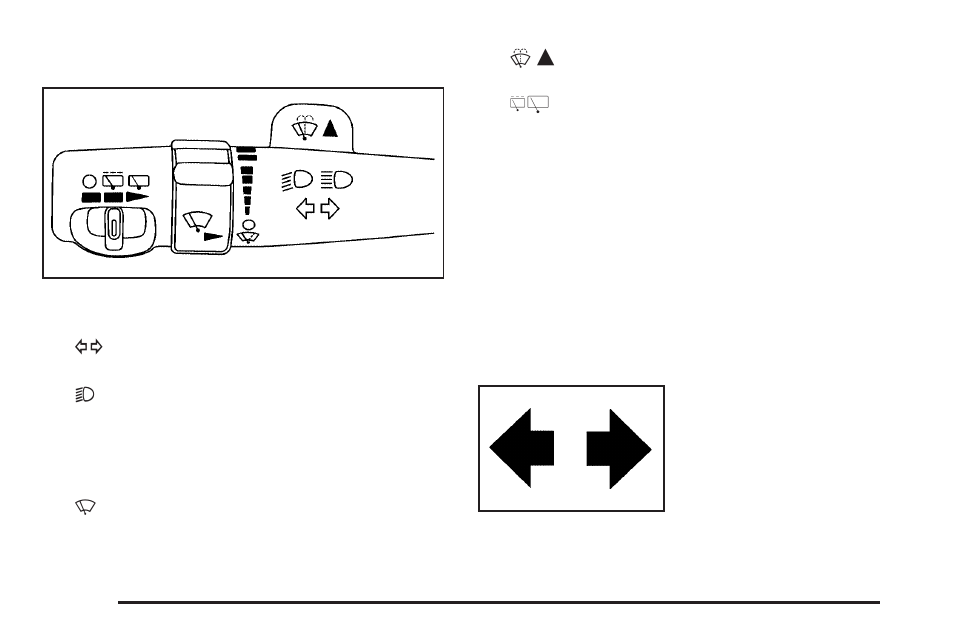 Turn signal/multifunction lever, Turn and lane-change signals, Turn | Signal/multifunction lever | Saturn 2007 Outlook User Manual | Page 174 / 538