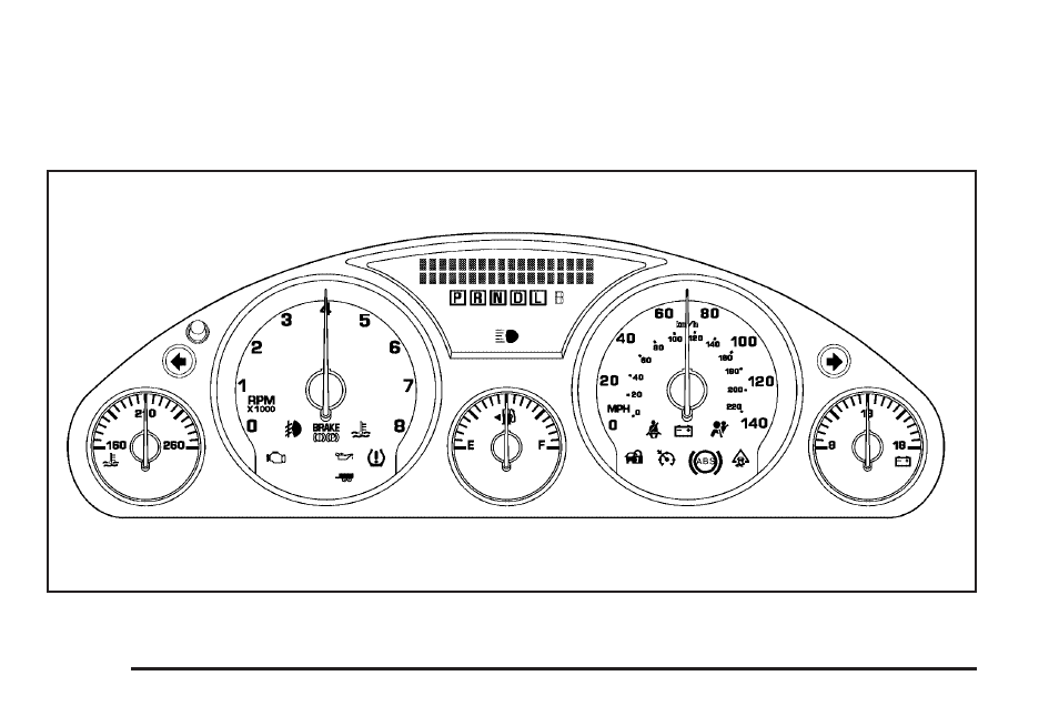 Instrument panel cluster, Instrument panel, Cluster | Saturn 2007 Outlook User Manual | Page 210 / 538