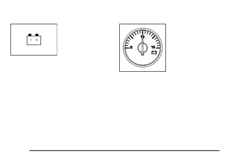 Charging system light, Voltmeter gage, Charging system light voltmeter gage | Saturn 2007 Outlook User Manual | Page 216 / 538