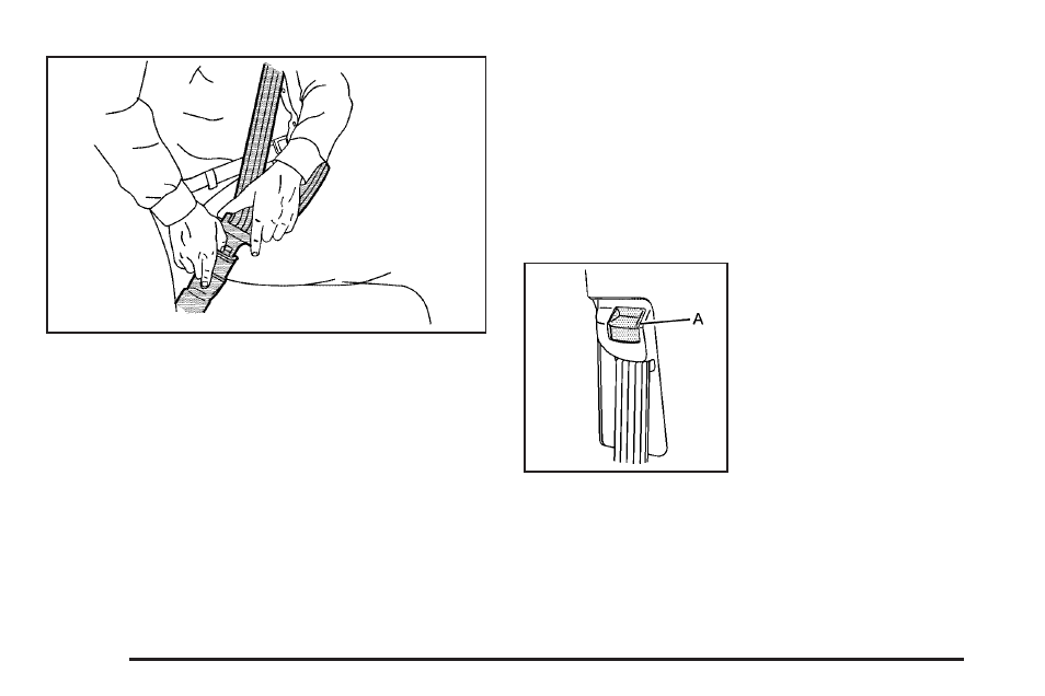 Shoulder belt height adjustment | Saturn 2007 Outlook User Manual | Page 38 / 538