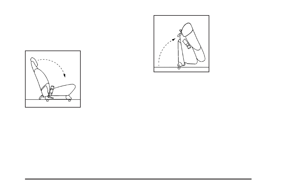 Flip and fold feature (bucket seats), Flip and fold feature (bucket seats) -7 | Saturn 2005 Relay User Manual | Page 13 / 446