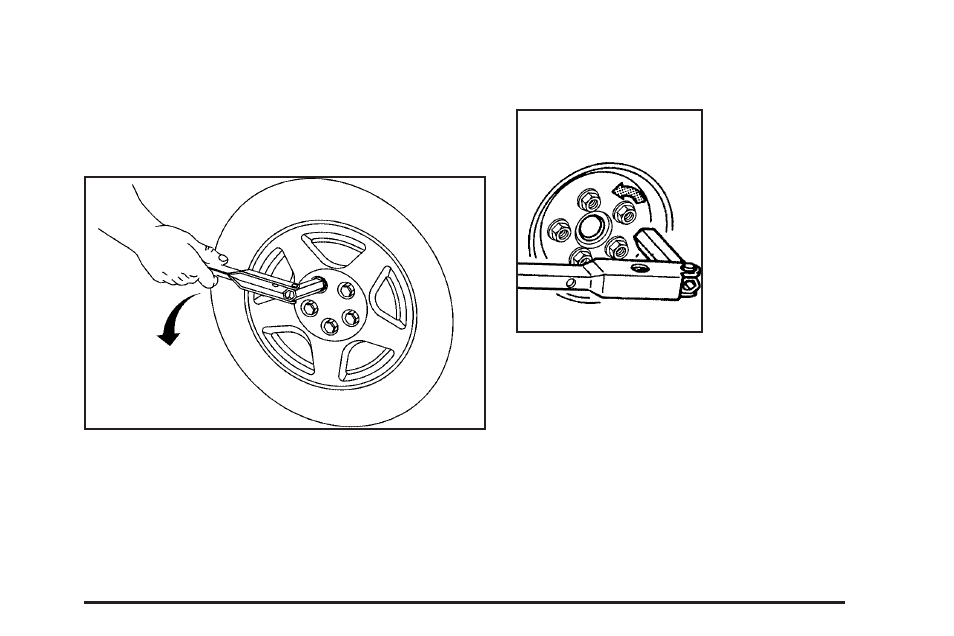 Removing the flat tire and installing the, Spare tire -73 | Saturn 2005 Relay User Manual | Page 373 / 446