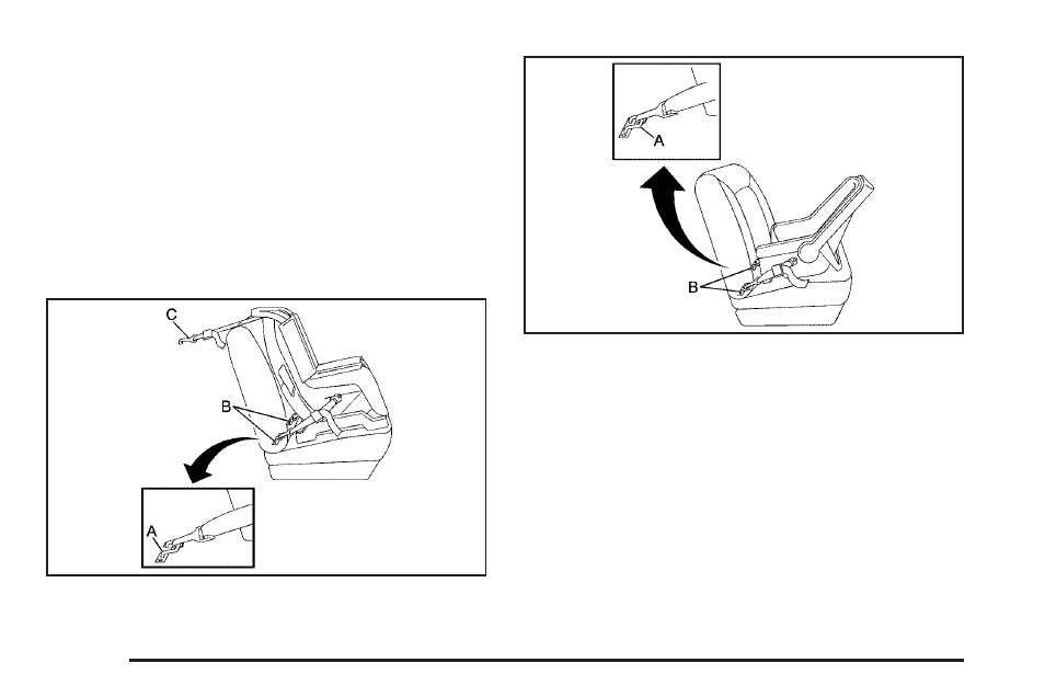 Lower anchorages and top tethers for, Children (latch system) -56 | Saturn 2005 Relay User Manual | Page 62 / 446