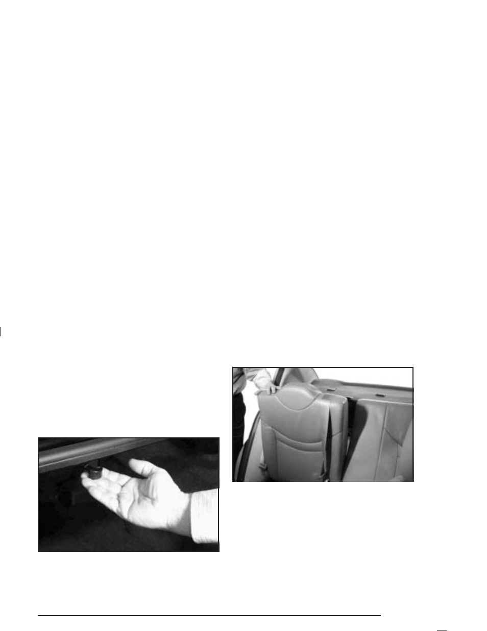 Rear seats, Split folding rear seat, Rear seats -7 | Split folding rear seat -7 | Saturn 2004 Ion User Manual | Page 13 / 380