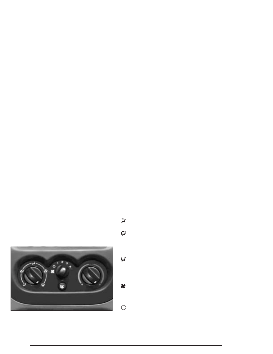 Climate controls, Climate control, System (without air conditioning) | Climate control system (without air conditioning) | Saturn 2004 Ion User Manual | Page 132 / 380