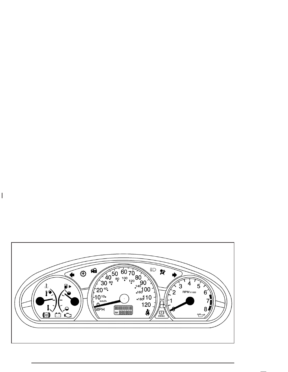 Instrument panel cluster, Instrument panel cluster -28, Instrument panel | Cluster | Saturn 2004 Ion User Manual | Page 140 / 380