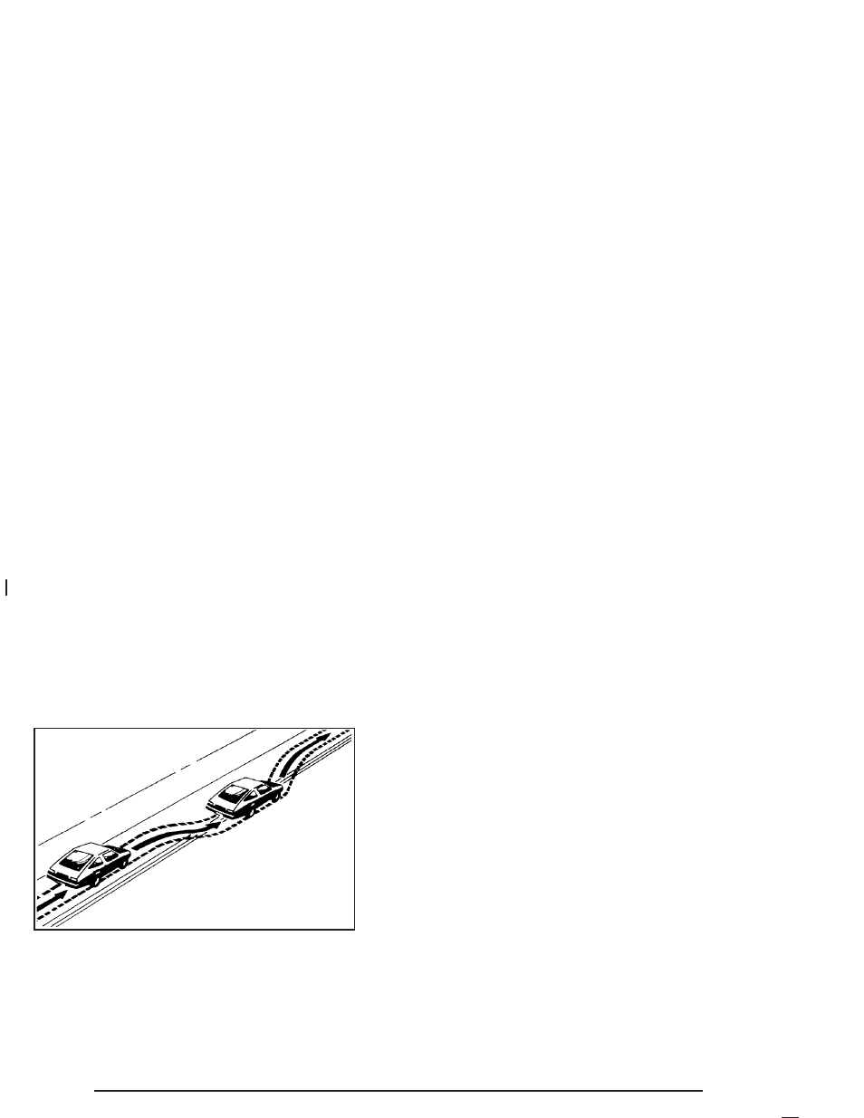 Off-road recovery, Passing, Off-road recovery -12 passing -12 | Saturn 2004 Ion User Manual | Page 196 / 380