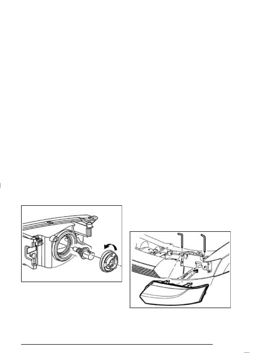 Front turn signal lamps (sedan), Turn signal lamps (sedan) -51 | Saturn 2004 Ion User Manual | Page 281 / 380