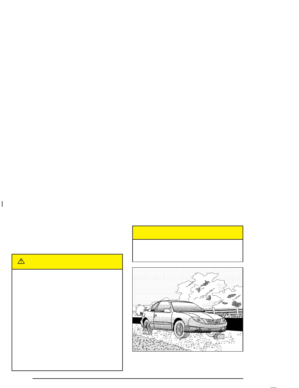 Changing a flat tire, Changing a flat tire -76, Caution | Saturn 2004 Ion User Manual | Page 306 / 380