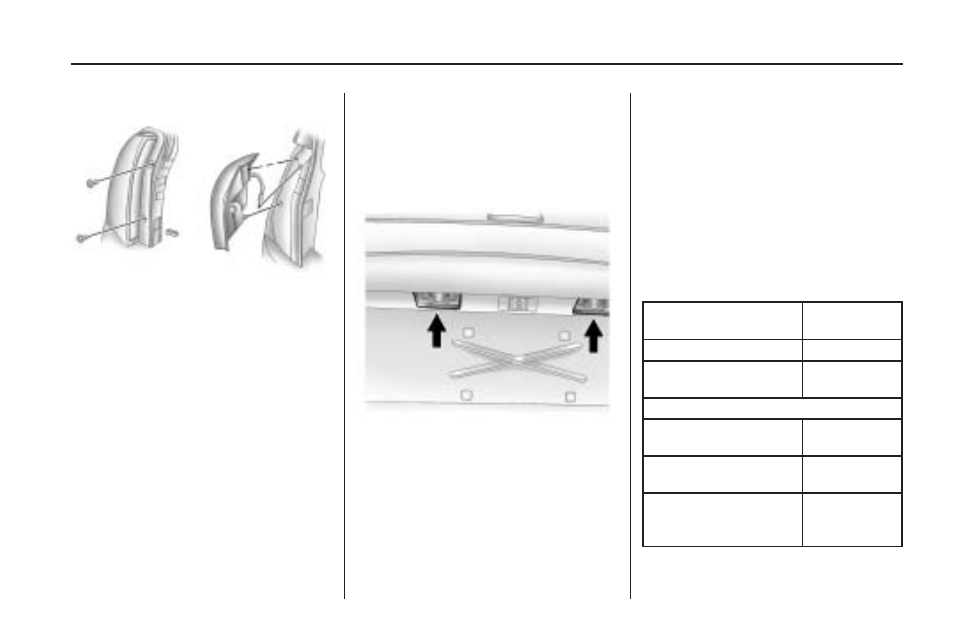 License plate lamp, Replacement bulbs, Service and appearance care 5-37 | Saturn 2009 VUE Hybrid User Manual | Page 257 / 346