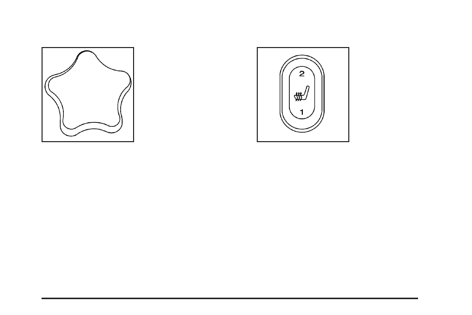 Manual lumbar, Heated seats, Manual lumbar heated seats | Saturn 2007 Vue User Manual | Page 11 / 470