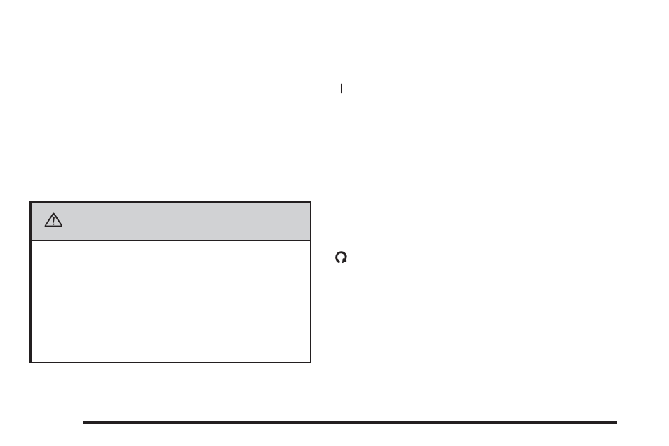 Caution | Saturn 2007 Vue User Manual | Page 110 / 470