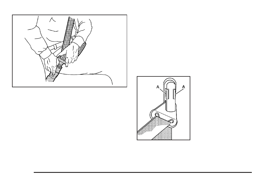 Shoulder belt height adjustment | Saturn 2007 Vue User Manual | Page 34 / 470