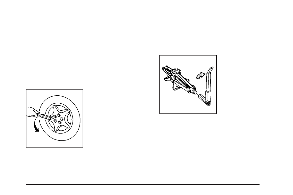 Removing the flat tire and, Installing the spare tire | Saturn 2007 Vue User Manual | Page 391 / 470