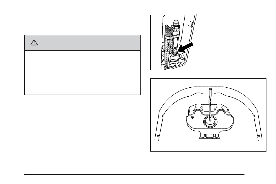 Storing a flat or spare tire and tools, Caution | Saturn 2007 Vue User Manual | Page 397 / 470
