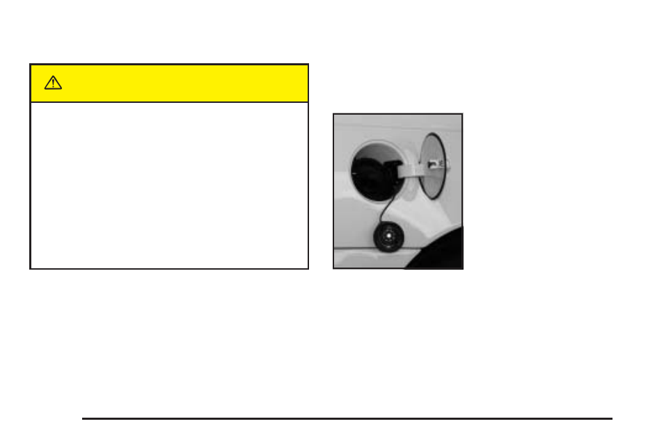Filling your tank, Filling your tank -8, Caution | Saturn 2005 L-Series User Manual | Page 208 / 330