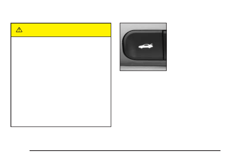 Trunk, Trunk -10, Caution | Saturn 2005 L-Series User Manual | Page 72 / 330