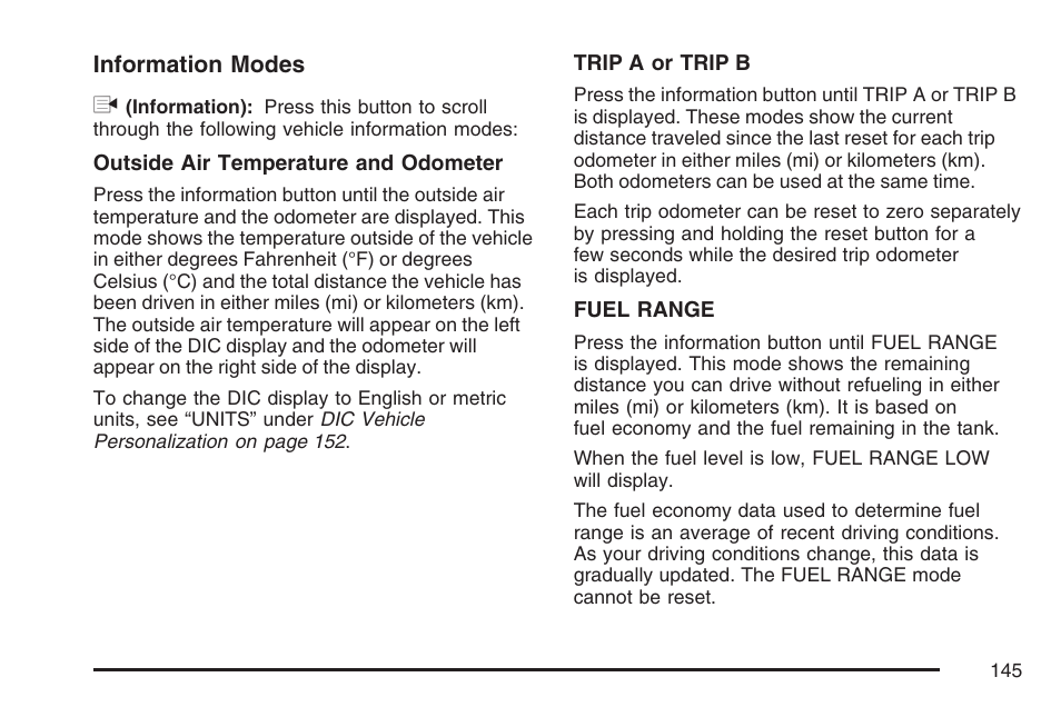 Saturn 2007 Sky User Manual | Page 145 / 384